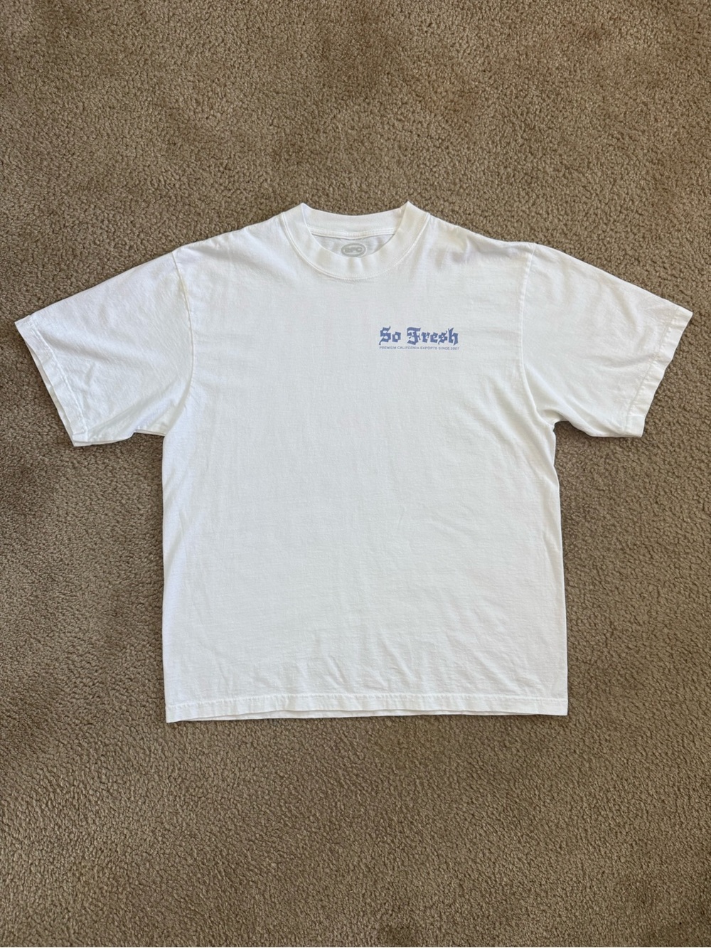 SFC "POP-UP" HEAVYWEIGHT TEE (VINTAGE WHITE)